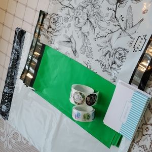 NEW Polymailer Starter BUNDLE! 2 Sizes 35 Polymailers +TY Stickers&Cards